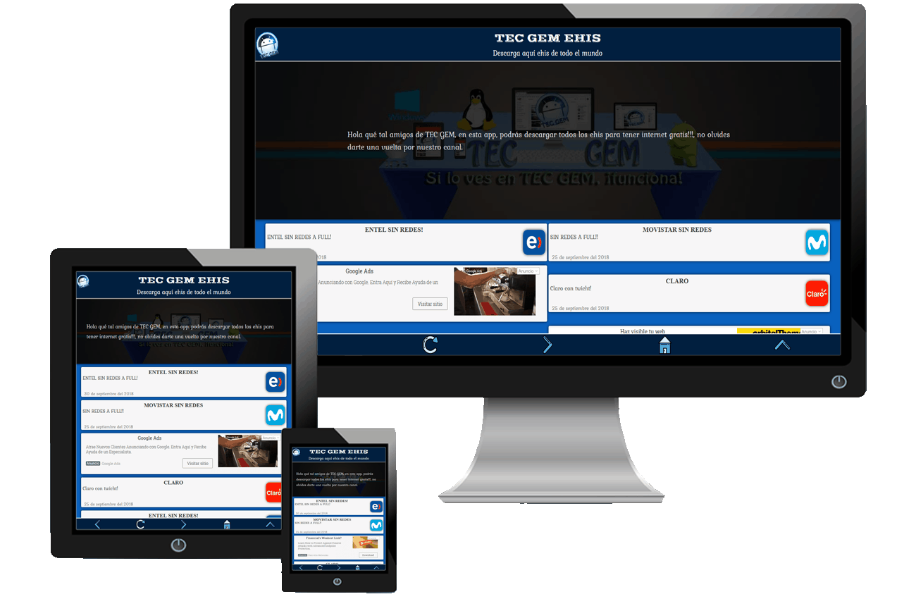 Plataforma de descarga de EHIS hecha por TESCANET